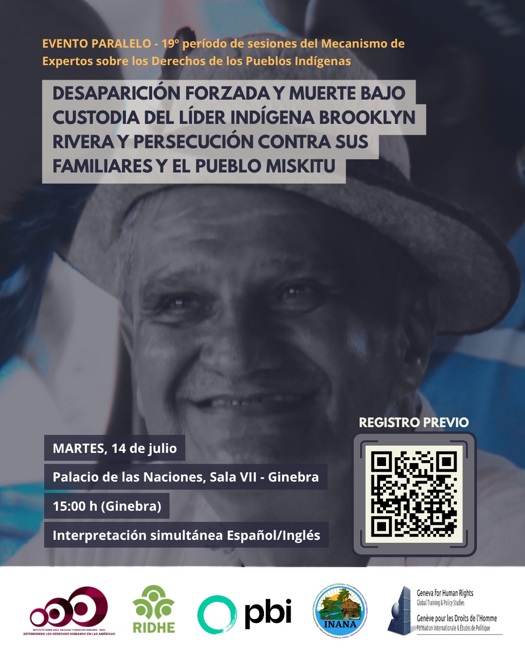 Flyer de l'événement